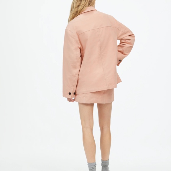 New MADEWELL Size XL Flap-Pocket Field Jacket in Pale Blush $298 NT117 - Picture 8 of 8